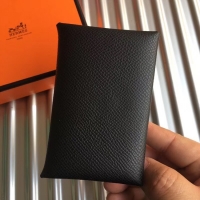 Best Grade Hermes Bastia Epsom card case H0369 black