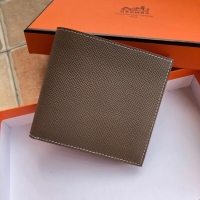 Best Quality Hermes espom leather Wallet H2296 grey