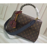 Pretty Style Louis Vuitton Braided Handle Monogram Canvas Cluny MM Bag M44669 2019