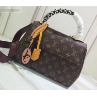 Sophisticated Louis Vuitton Braided Handle Monogram Canvas Cluny BB Bag M43982 2019 