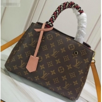 Classic Hot Louis Vuitton Braided Handle Monogram Canvas Montaigne BB Bag M44671 2019