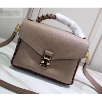 Best Product Louis Vuitton Braided Handle Monogram Empreinte Pochette Metis Bag M43941 Vison