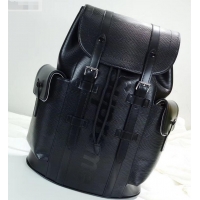 Unique Style Louis Vuitton Epi Patchwork Christopher PM Backpack Bag Supreme M55138 Black