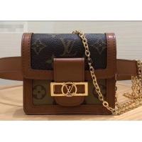 New Product Louis Vuitton Monogram and Monogram Reverse Canvas Dauphine BB Bumbag M68621 2019