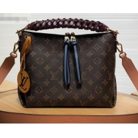 Luxury Louis Vuitton Braided Handle Monogram Canvas Beaubourg Hobo Bag M55461