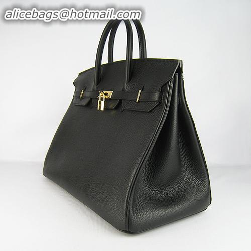 Hermes Birkin 40CM Togo Bag Black 6099 Gold