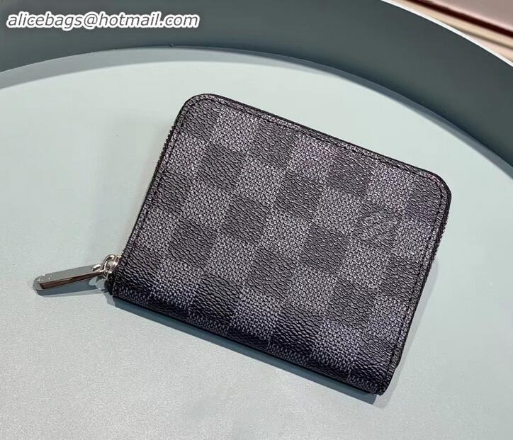 Low Price Louis Vuitton Zippy Coin Purse Damier Graphite Canvas N60229