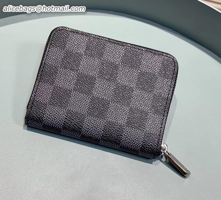 Low Price Louis Vuitton Zippy Coin Purse Damier Graphite Canvas N60229