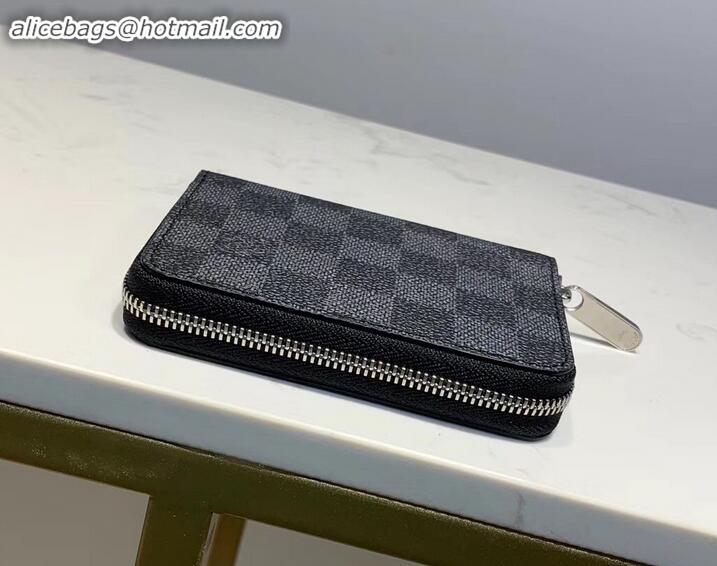 Low Price Louis Vuitton Zippy Coin Purse Damier Graphite Canvas N60229