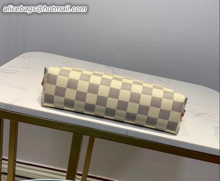 Promotion Louis Vuitton Cosmetic Pouch GM Bag M47353 Damier Azur Canvas