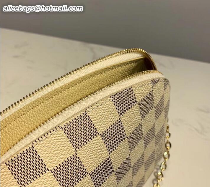 Promotion Louis Vuitton Cosmetic Pouch GM Bag M47353 Damier Azur Canvas