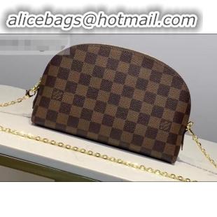 Affordable Price Louis Vuitton Cosmetic Pouch GM Bag M47353 Damier Ebene Canvas