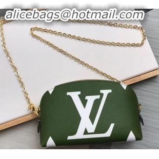 Discount Design Louis Vuitton Pochette Cosmetique Cosme XL Bag with Chain M67693 Khaki 