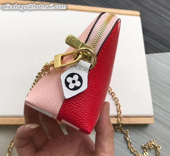 Good Quality Louis Vuitton Pochette Cosmetique Cosme XL Bag with Chain M67694 Rouge