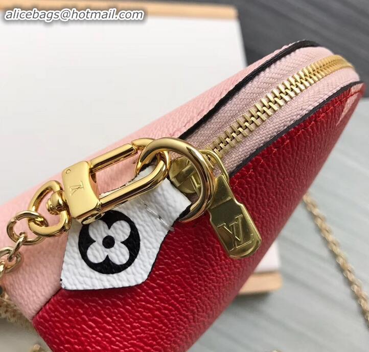 Good Quality Louis Vuitton Pochette Cosmetique Cosme XL Bag with Chain M67694 Rouge