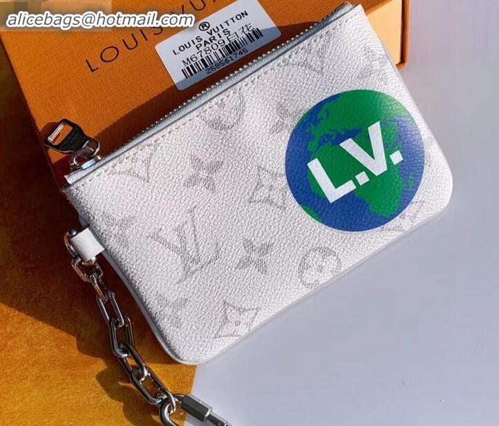 Comfortable Louis Vuitton Monogram Canvas Pochette Chaine Zipped Pouch PM Bag M67809 2019