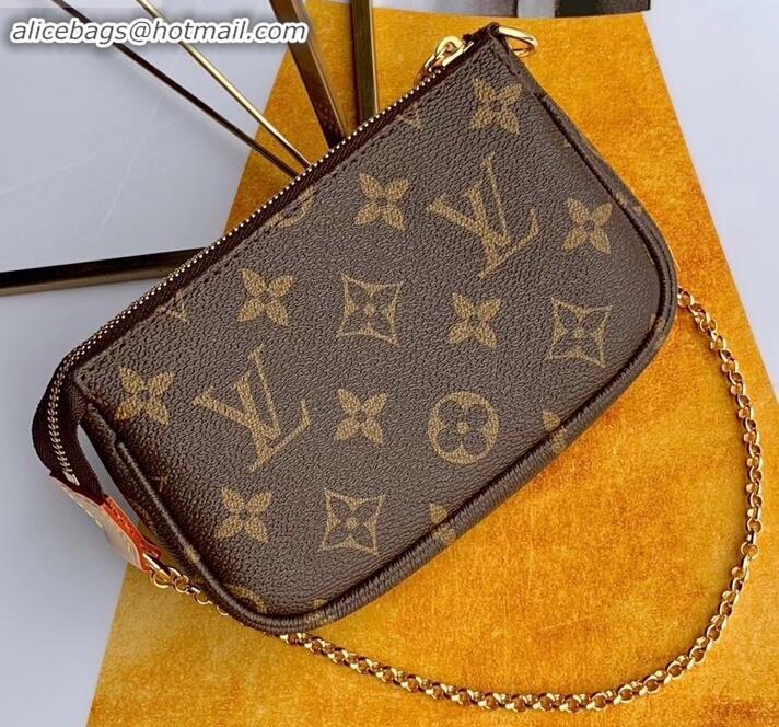 Perfect Louis Vuitton Monogram Canvas Mini Pochette Accessoires Bag Print M677699