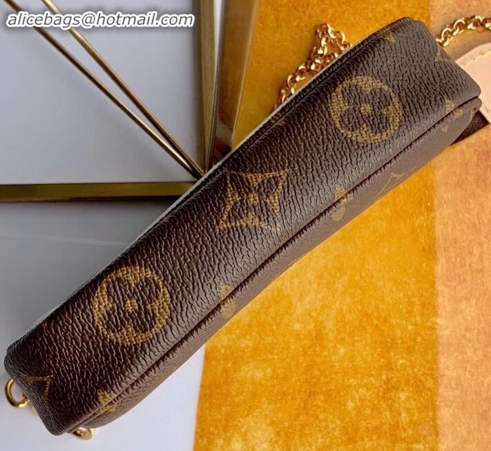 Perfect Louis Vuitton Monogram Canvas Mini Pochette Accessoires Bag Print M677699