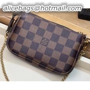 Good Quality Louis Vuitton Damier Ebene Canvas Mini Pochette Accessoires Bag N58009