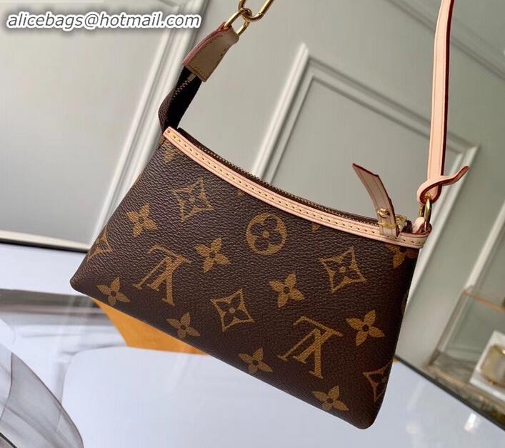 Newest Louis Vuitton Monogram Canvas Mini Pochette Delightful Pouch Bag M40309