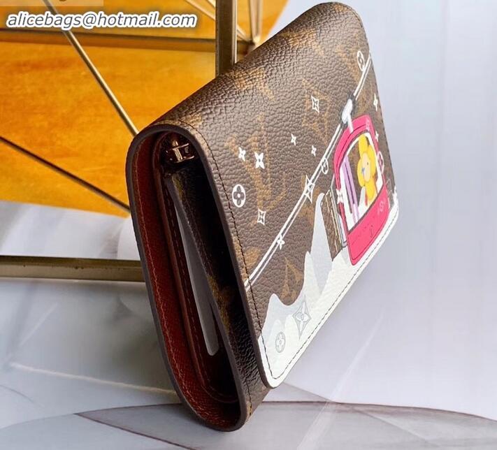 Good Looking Louis Vuitton Monogram Canvas Victorine Wallet M63326 Print 2019