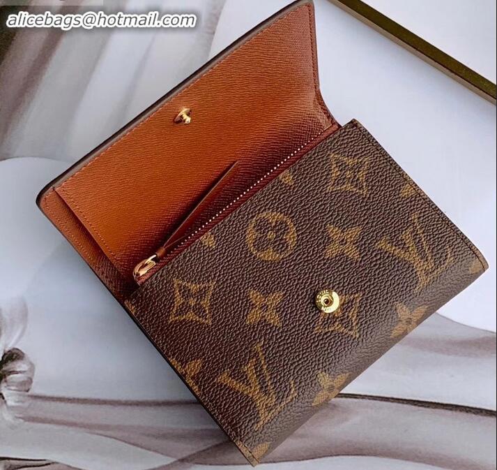 Good Looking Louis Vuitton Monogram Canvas Victorine Wallet M63326 Print 2019