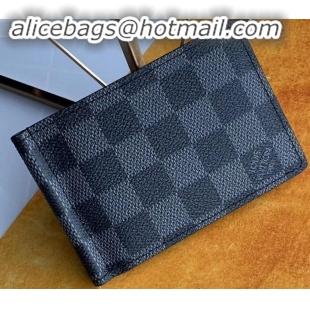 Pretty Style Louis Vuitton Pince Wallet N61000 Damier Graphite Canvas M633222