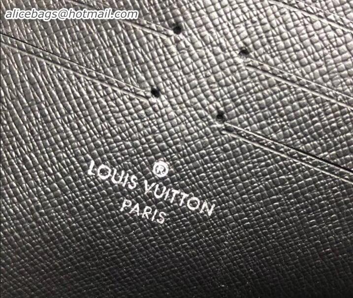 Grade Quality Louis Vuitton Pochette Voyage MM Bag Damier Graphite Canvas Pixel N60174 Blue