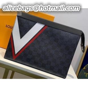 Best Grade Louis Vuitton Pochette Voyage MM Bag Damier Graphite Canvas V N64023