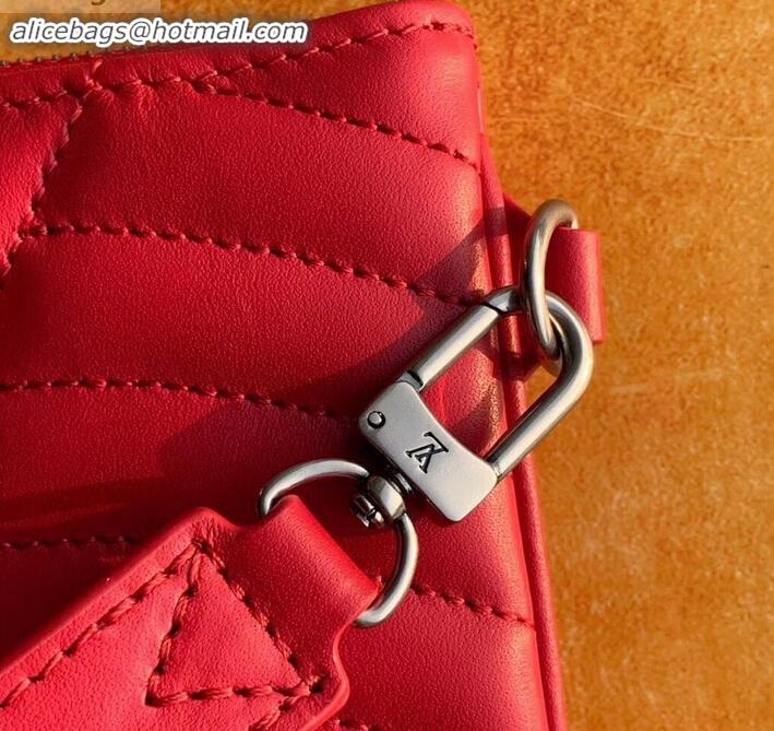 Fashion Louis Vuitton New Wave Zip Pochette Bag M67500 Red 2019