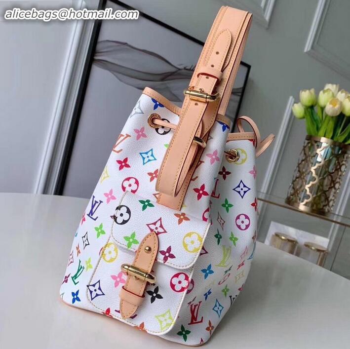 Famous Louis Vuitton Vintage Monogram Canvas NeoNoe Bag M42229 White/Multicolor