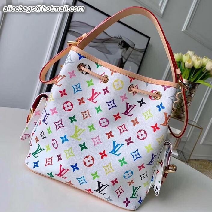 Famous Louis Vuitton Vintage Monogram Canvas NeoNoe Bag M42229 White/Multicolor