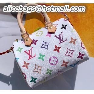 Discount Louis Vuitton Vintage Monogram Canvas Nano Speedy Bag M61252 White/Multicolor