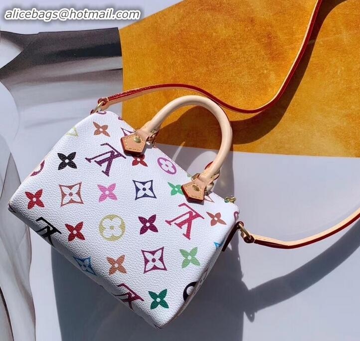 Discount Louis Vuitton Vintage Monogram Canvas Nano Speedy Bag M61252 White/Multicolor