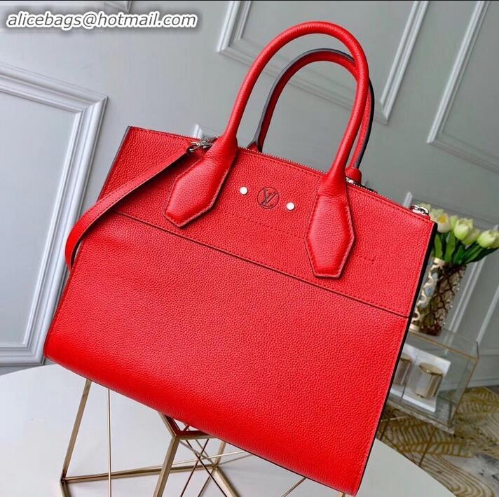 Discount Louis Vuitton City Steamer MM Tote Bag M53014 Rubis