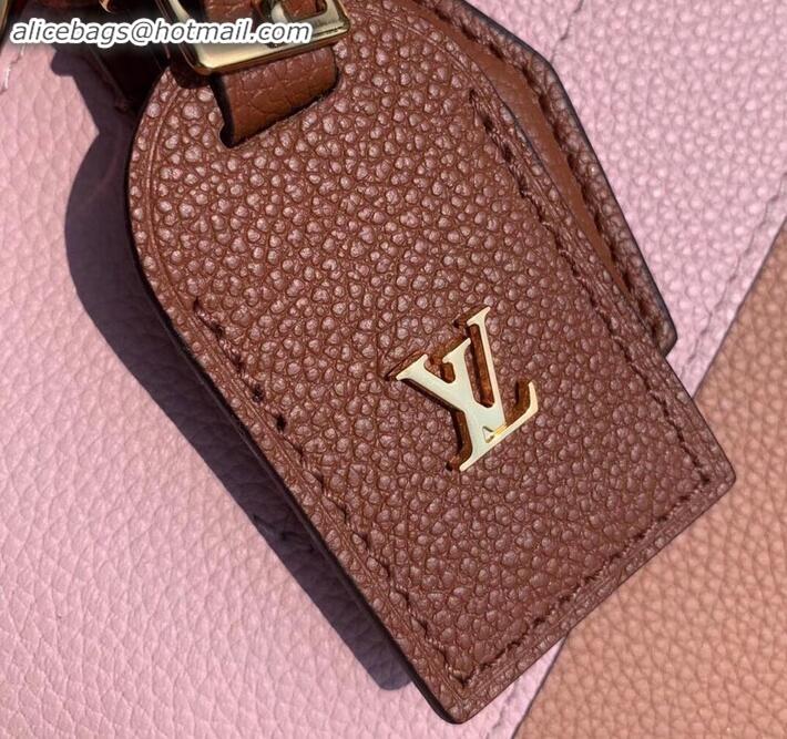 Popular Style Louis Vuitton City Steamer MM Tote Bag M53068 Pink/Beige/Tan