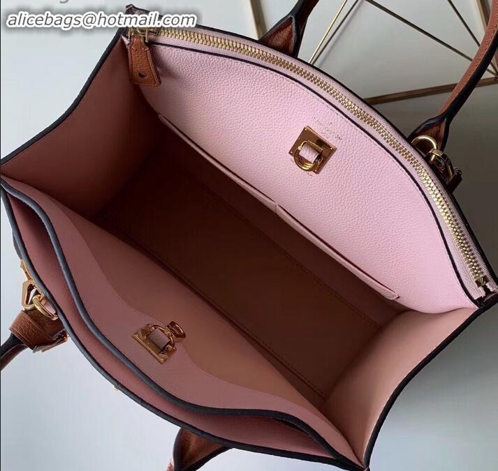 Popular Style Louis Vuitton City Steamer MM Tote Bag M53068 Pink/Beige/Tan