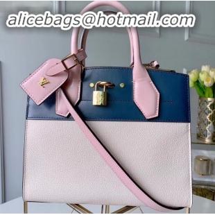 Top Design Louis Vuitton City Steamer PM Tote Bag M53888 Blue/White/Pink