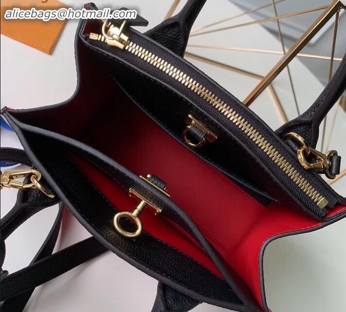 Good Quality Louis Vuitton City Steamer Mini Tote Bag M53818 Black/Red