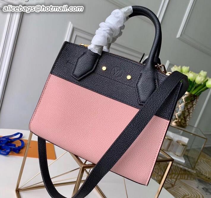 Shop Duplicate Louis Vuitton City Steamer Mini Tote Bag M53818 Black/Pink