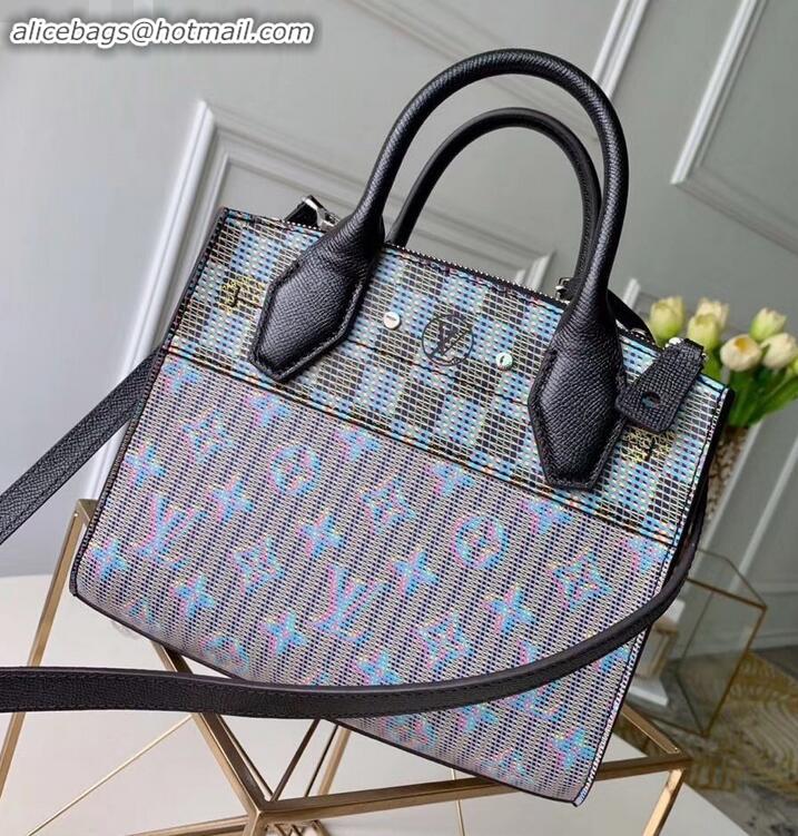 Grade Louis Vuitton City Steamer Mini Tote Bag M55469 Monogram LV Pop Blue