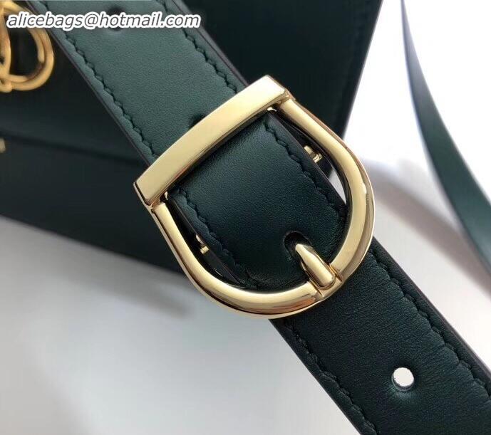 New Fashion Gucci Zumi Smooth Leather Small Shoulder Bag 576338 Green 2019