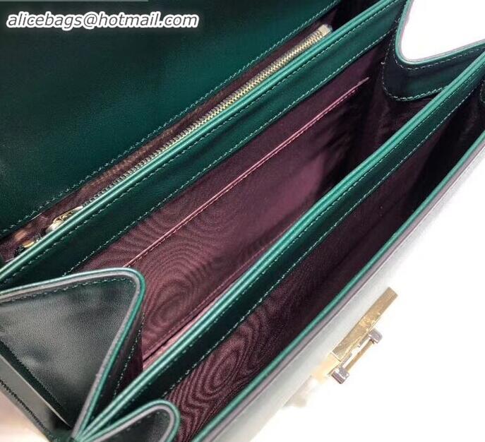 New Fashion Gucci Zumi Smooth Leather Small Shoulder Bag 576338 Green 2019