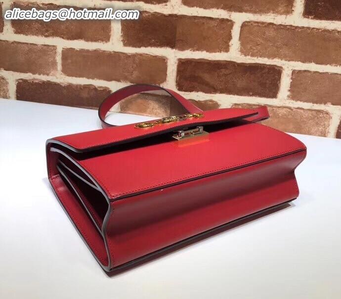 Popular Style Gucci Zumi Smooth Leather Small Shoulder Bag 576338 Red 2019