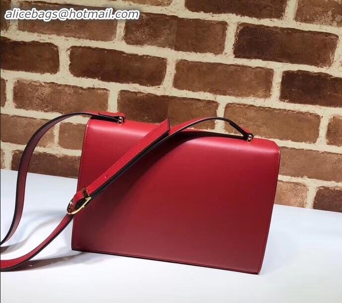 Popular Style Gucci Zumi Smooth Leather Small Shoulder Bag 576338 Red 2019