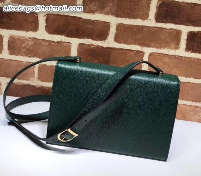 Durable Gucci Zumi Grainy Leather Small Shoulder Bag 576338 Green 2019