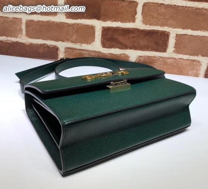 Durable Gucci Zumi Grainy Leather Small Shoulder Bag 576338 Green 2019