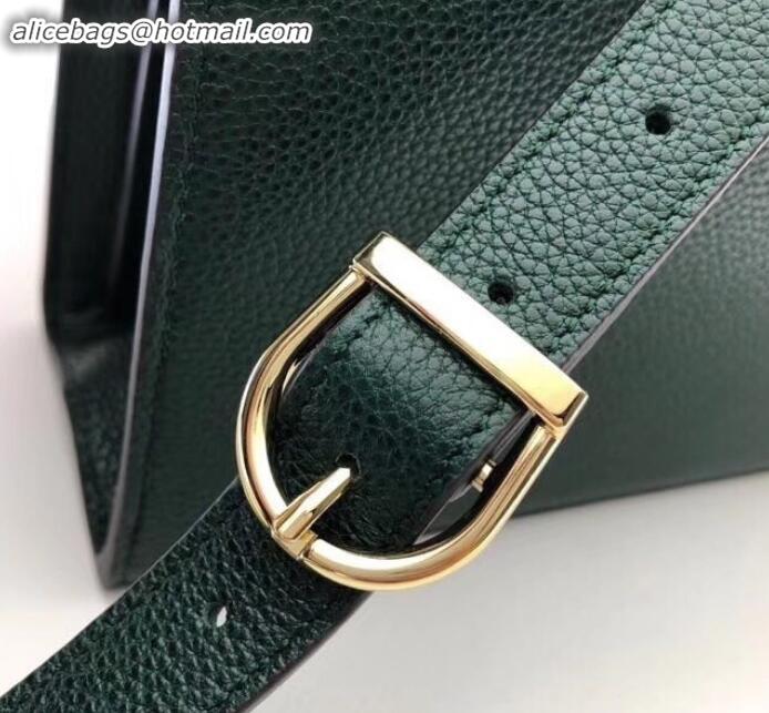 Durable Gucci Zumi Grainy Leather Small Shoulder Bag 576338 Green 2019