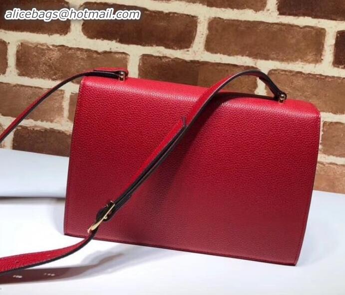 Duplicate Gucci Zumi Grainy Leather Small Shoulder Bag 576338 Red 2019 