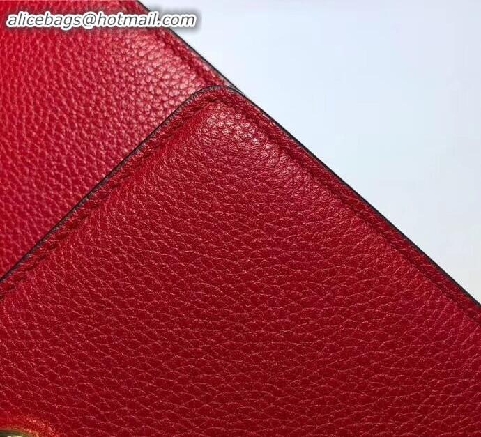 Duplicate Gucci Zumi Grainy Leather Small Shoulder Bag 576338 Red 2019 